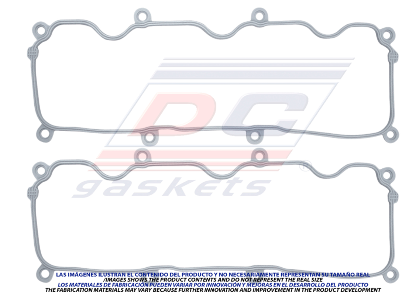 JUNTA DE TAPA DE PUNTERIAS FORD GHIA DE 1992 AL 2008 V6 3.0 2 PZAS DC COD. VS33181R (115457)