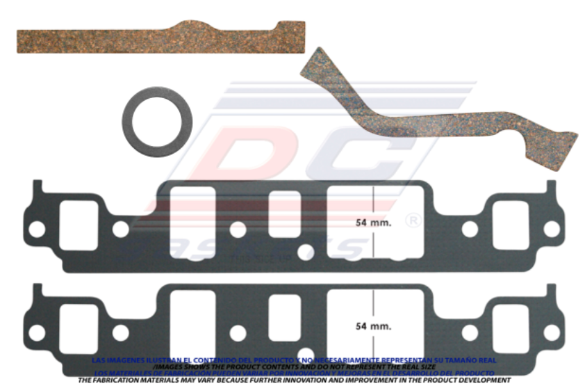 JUNTA MULTIPLE DE ADMISION CHEVROLET BRAVADA V6 4.3 DE 1992 AL 1995 C1500 V6 4.3 DE 1992 AL 1995 C1500 V6 4.3 DE 1992 AL 1995 C2500 V6 4.3 DE 1992 AL 1995 GMC SAFARI V6 4.3 DE 1992 AL 1995 CHEVROLET S15 V6 4.3 DE 1992 AL 1995 CHEVROLET ASTRO DE 1992 AL 1995 DC COD. MS41443(115676)