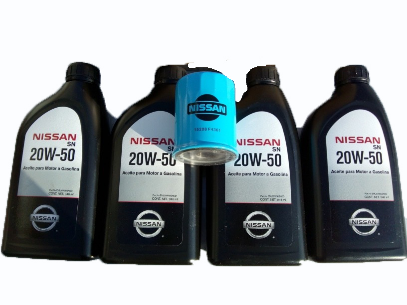 KIT AFINACION Y ACEITE NISSAN TSURU III DE 1993 AL 2017 4L 1.6