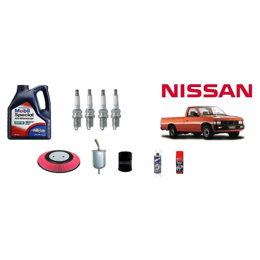 KIT DE AFINACION ACEITE NISSAN D21 DE 1993 AL 2004 4L 2.4 KWX COD. KIT-AFI-D21-1