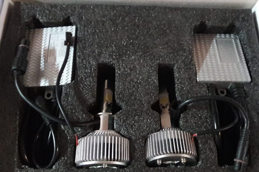 KIT FOCOS XENON PERFORMANCE C/BALASTRA 12V 35W 4800LM ALUM