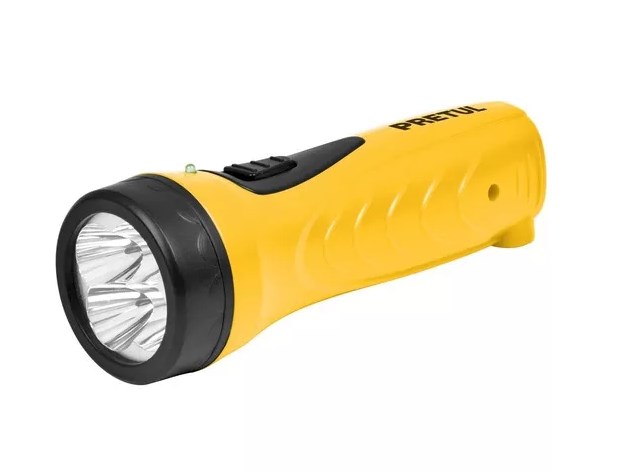 LINTERNA RECARGABLE DE 4 LEDS PRETUL COD. 24089 LIRE-4C(160592)