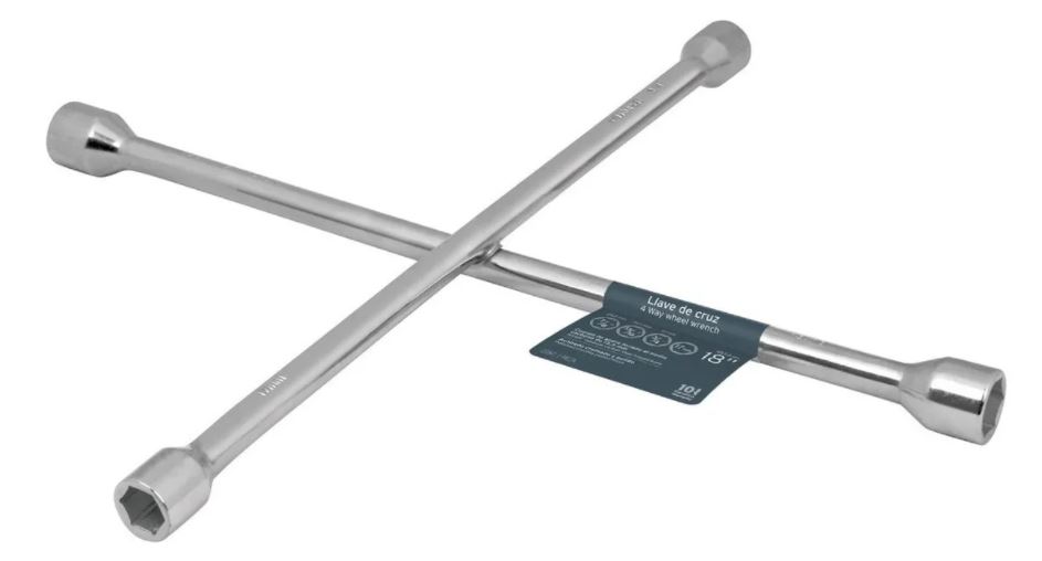 LLAVE DE CRUZ P/AUTO 18" TRUPER 1 PZA COD. 15480