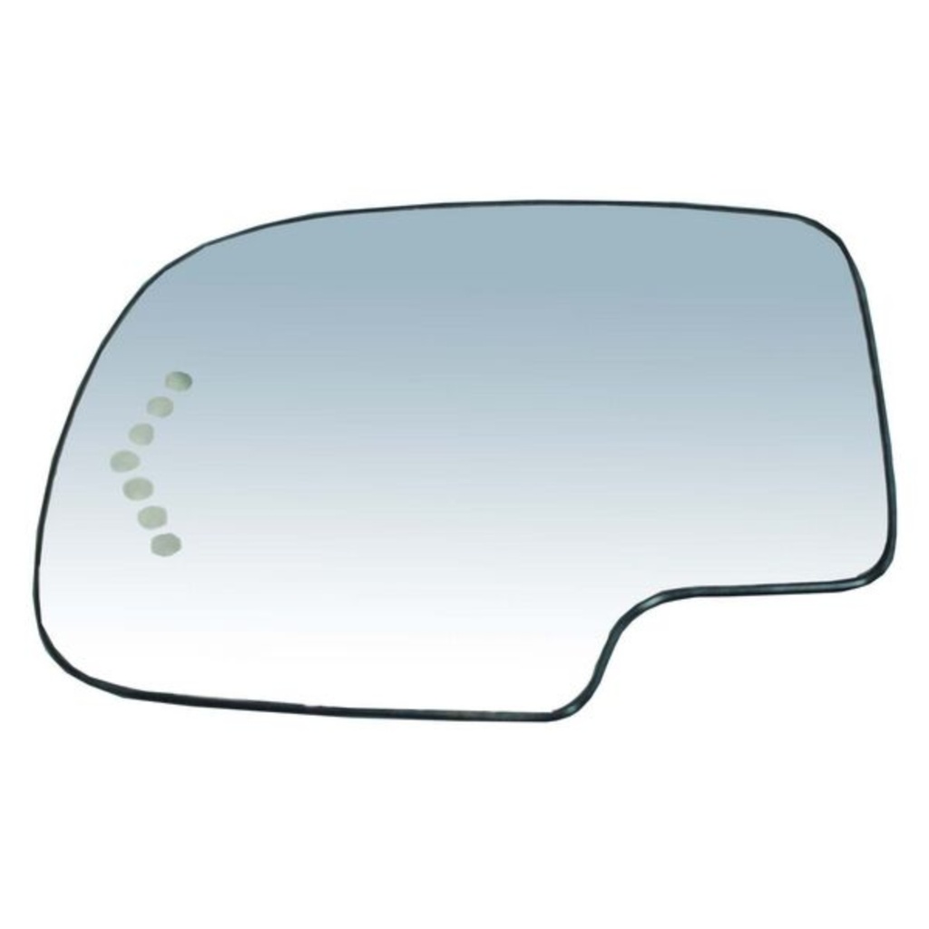 [CHPUC99LUECDL] LUNA ESPEJO CHEVROLET PU/ CHEYENNE/ SILVERADO/ SUBURBAN 1999 AL 2007 C/DESEMP C/LUZ IZQ (132637)