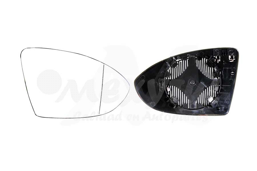 LUNA ESPEJO VOLKSWAGEN GOLF DE 2015 AL 2016 C/DESEMP DER (129429) TW