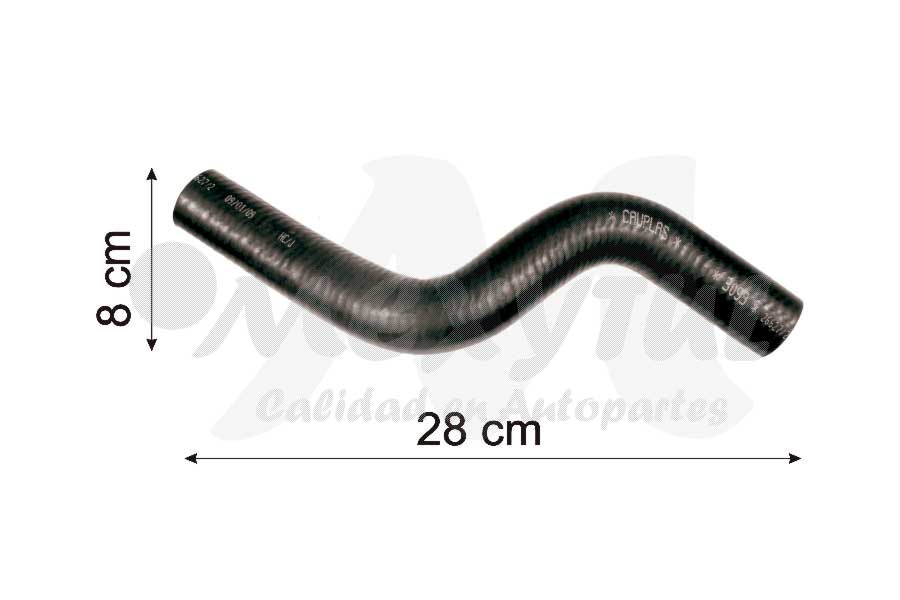 MANGUERA RADIADOR NISSAN SENTRA SUP COD 3093 CH180051 (132757)