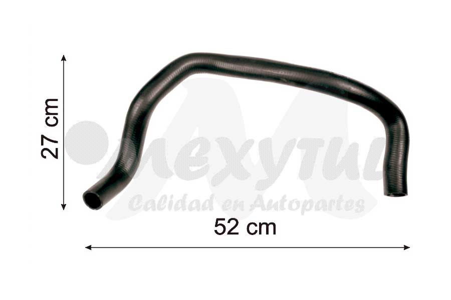 [UMAR3451] MANGUERA RADIADOR VOLKSWAGEN GOLF DE 1999 AL 2008 INF 1.8 2.0LTS COD. 3451 22808/JETTA DE 1999 AL 2008/JETTA DE 1999 AL 2008 (132683)