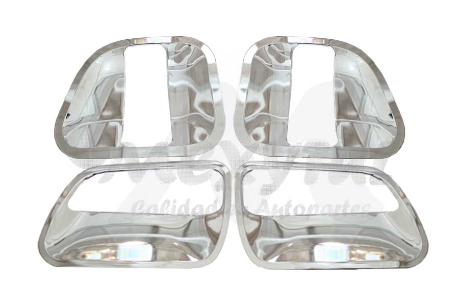 MANIJA EXT (BISEL) TOYOTA HIACE 2004 AL 2012 CROM JGO 4 PZAS (130563) EX+