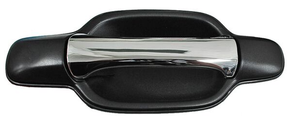 [CHCO04MAEXNECRR] MANIJA EXT CHEVROLET COLORADO / CANYON DE 2004 AL 2012 S/HOYO P/LLAVE PLAST NEG/CROM DEL DER TW