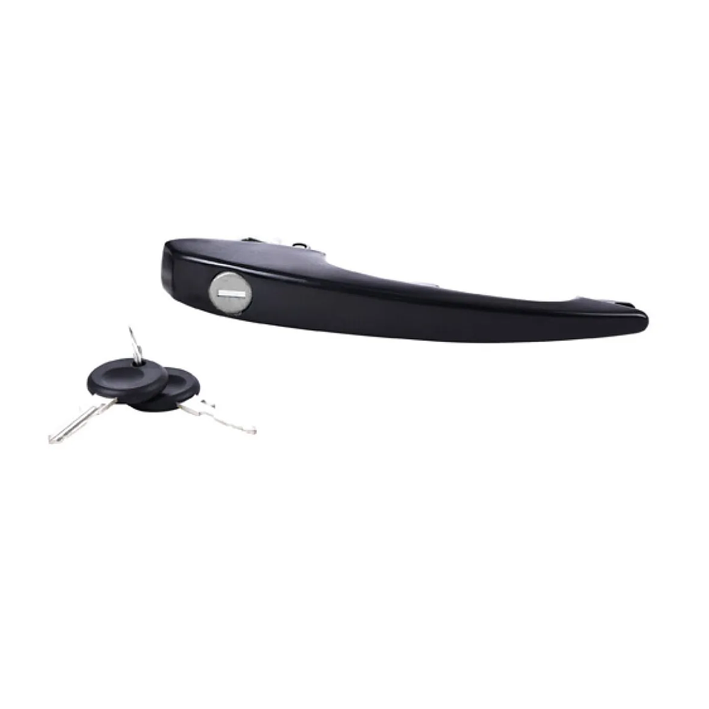 MANIJA EXT VOLKSWAGEN SEDAN VOCHO DE 1977 AL 2003 NEG C/CIL Y LLAVE DEL DER/IZQ N1 (125693) *R