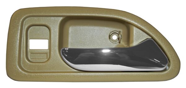 MANIJA INT HONDA ACCORD DE 1994 AL 1997 PLAST BEIGE/CROM C/HOYO ELEV CRIST DEL DER