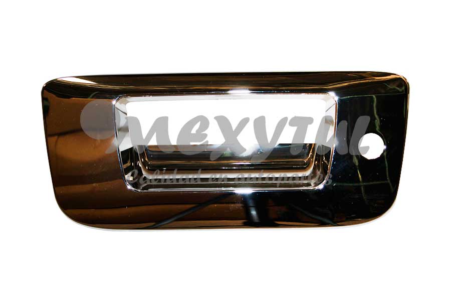 MANIJA TAPA BATEA (CAJA) CHEVROLET PU/ GMC DE 2007 AL 2013 PLAST CROM C/HOYO P/LLAVE BISEL (12916) AE TW