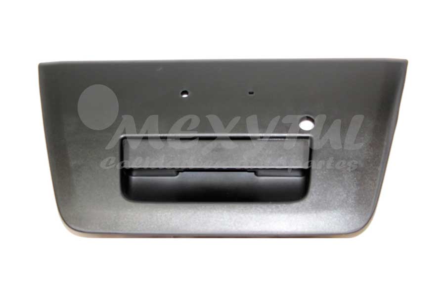 MANIJA TAPA BATEA (CAJA) NISSAN FRONTIER DE 2005 AL 2013 PLAST NEG COMPLETA S/EMBLEMA C/HOYO P/LLAVE (12642) TW