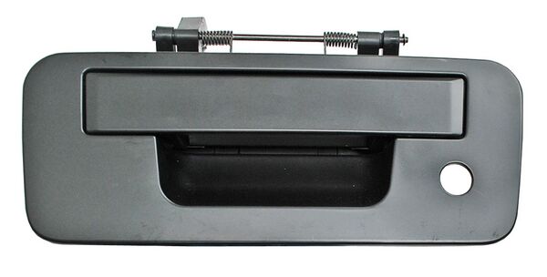 MANIJA TAPA BATEA (CAJA) NISSAN TITAN 13-14 PLAST LISA C/HOYO P/CAM COMPLETA TW