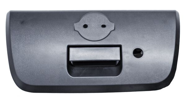 MANIJA TAPA BATEA (CAJA) NISSAN FRONTIER 02-04 NEG TEXT C/HOYO TW