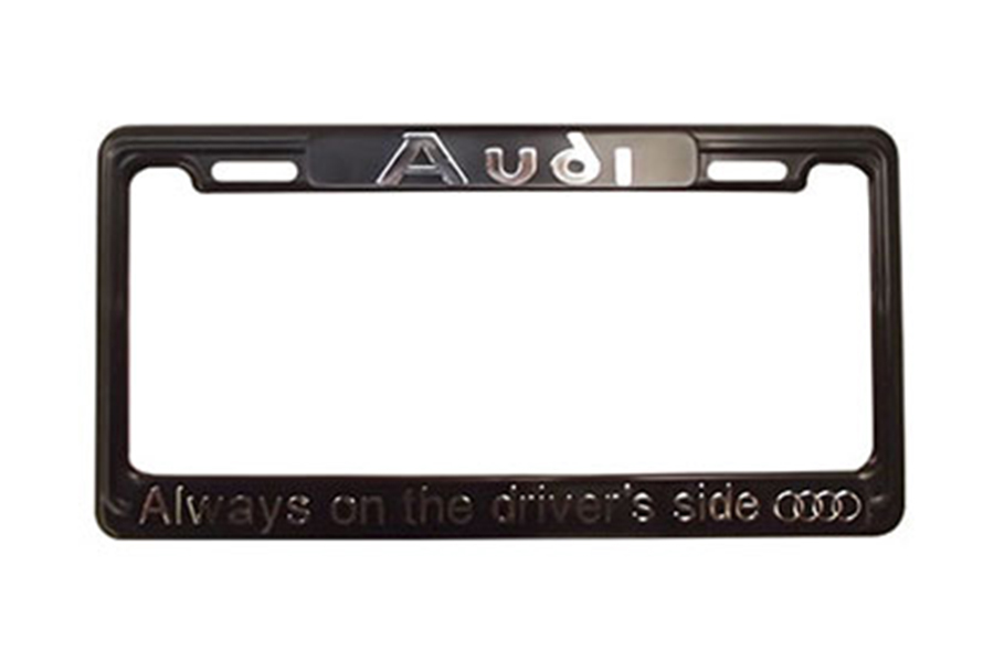 MARCO PORTAPLACAS AUDI"ALWAYS ON THE DRIVER" JGO