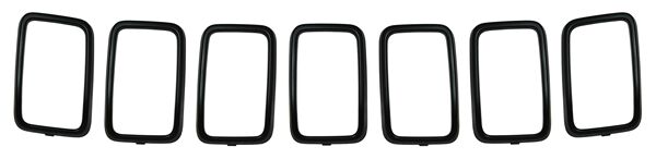 MOLDURA PARRILLA JEEP GRAND CHEROKEE 17-18 NEG 7 PZAS TW