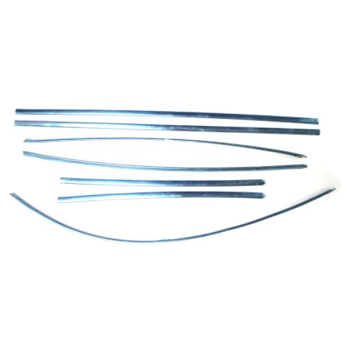 MOLDURAS VOLKSWAGEN DE 1973 AL 2004 SEDÁN CROM JGO