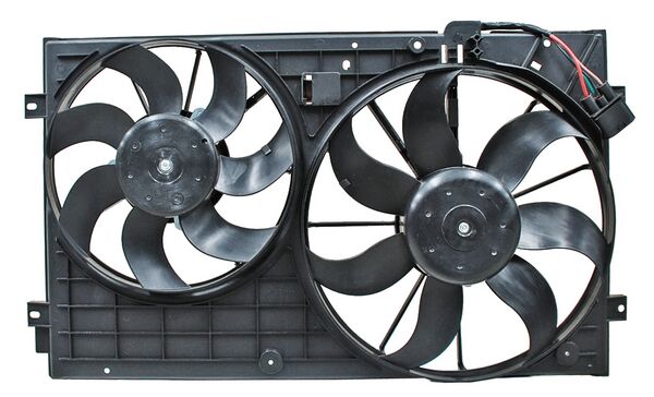 [VOBO05MOTV] MOTOVENTILADOR VOLKSWAGEN BORA 06-10/ JETTA 05-18/ BEETLE 10-19/ GOLF 10-13/ PASSAT 12-18/ CADDY 11-20/ AUDI A3 04-13 2.5L DOBLE COMPLETO