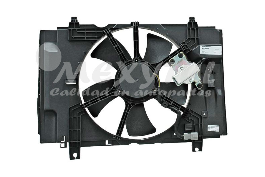 MOTOVENTILADOR NISSAN TIIDA 07-18 P/RAD P/AIRE COMPLETO (128072) TW