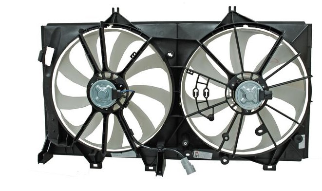 MOTOVENTILADOR TOYOTA CAMRY 12-17 L4 2.5L P/RAD P/AIRE COMPLETO