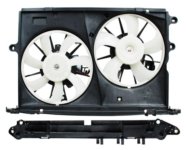 MOTOVENTILADOR TOYOTA COROLLA / MATRIX DE 2009 AL 2013 L4/2.4L C/TOLVA P/AIRE COMPLETO SUP *R