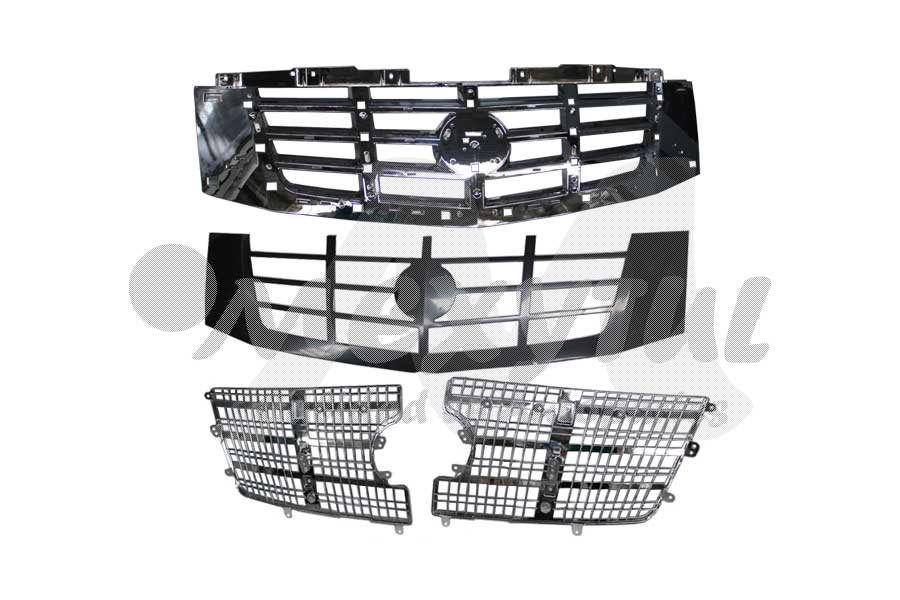PARRILLA CADILLAC ESCALADE DE 2007 AL 2014 COMPLETA CROM (129302) EX+