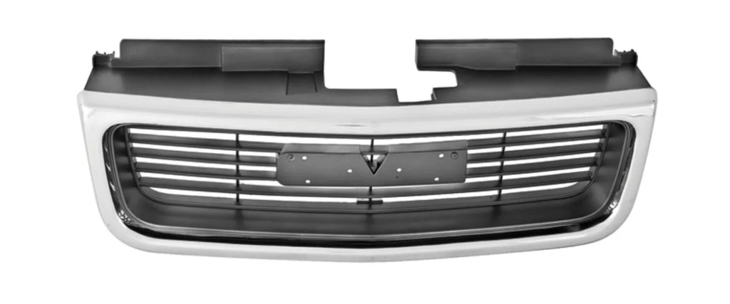 [PACH-S198-CRGS] PARRILLA CHEVROLET S-10/ GMC SONOMA 1998 AL 2004 CROM/GRIS *R
