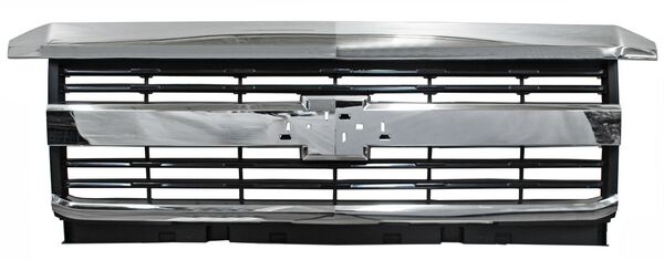 PARRILLA CHEVROLET PU 2500/3500 DE 2015 AL 2017 CROM LINEAS NEG