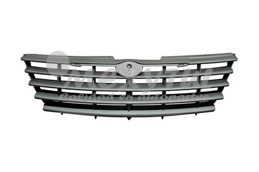 PARRILLA DODGE TOWN AND COUNTRY DE 2005 AL 2007 NEG S/MOLD CROM CORTA (6831) TW