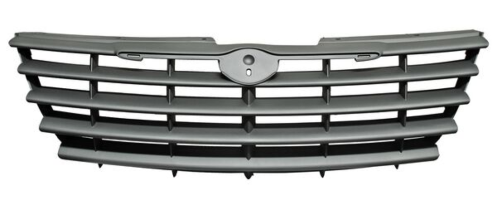 PARRILLA DODGE TOWN AND COUNTRY DE 2005 AL 2007 NEG S/MOLD CROM CORTA (6831)