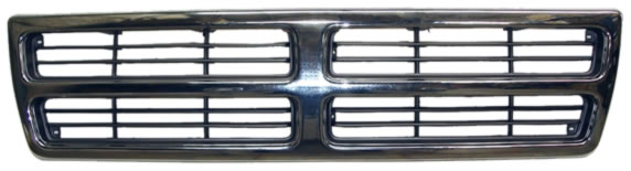 [DOVAN98PARCR] PARRILLA DODGE VAN RAM DE 1998 AL 2003 CROM (6844) *R