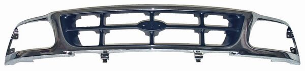 PARRILLA FORD PU DE 1997 AL 1998 CUSTOM CROM (10372) *R