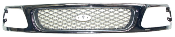 PARRILLA FORD PU LOBO DE 1997 AL 1998 CROM ROMBOS (6906)