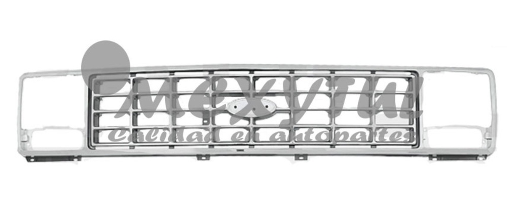 PARRILLA FORD VAN ECONOLINE DE 1975 AL 1991 CROM (6956) EX+