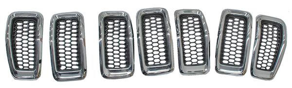 PARRILLA JEEP CHEROKEE 2014 AL 2015 C/MOLD CROM 7 PZAS JGO