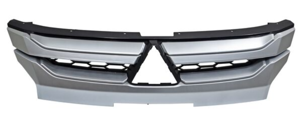 PARRILLA MITSUBISHI PU L200 2020 AL 2024 PLATA TW