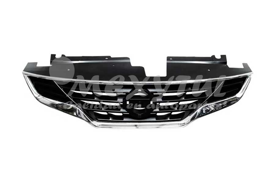 [NIALT10PARCR2] PARRILLA NISSAN ALTIMA 10-12 CROM/NEG 2 PTAS (12145) TW