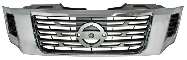 [NINP316PARGR] PARRILLA NISSAN PU NP300 / FRONTIER DE 2016 AL 2017 PLATA LISA( TW