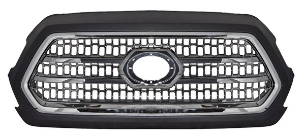 PARRILLA TOYOTA TACOMA 16-19 CROM HUMO F/NEG