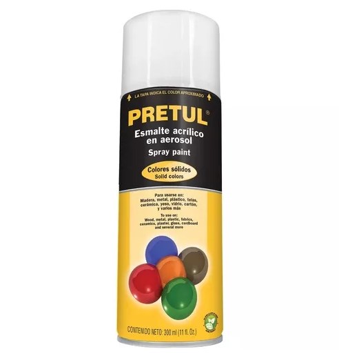 [7506240630630] PINTURA AEROSOL BCO MATE PRETUL COD. 27175 PA-BM-P(131482)