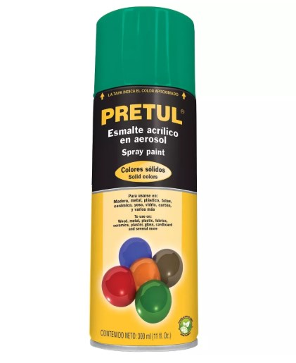 PINTURA AEROSOL PRETUL VERDE HOJA COD. 27184 PA-VH-P(135371)