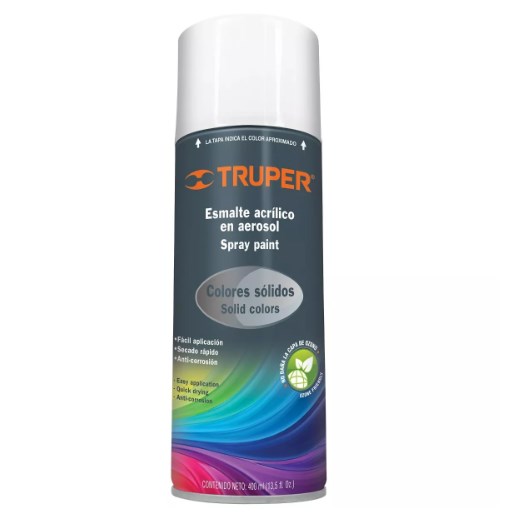PINTURA AEROSOL BCO BRILLANTE TRUPER COD. 19032 PA-BB(127892)