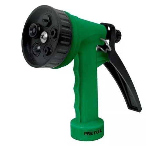 [PRPISPLRI5FU] PISTOLA PLASTICA PARA RIEGO 5 FUNCIONES PRETUL COD. 27014 PIM-55PG(160594)
