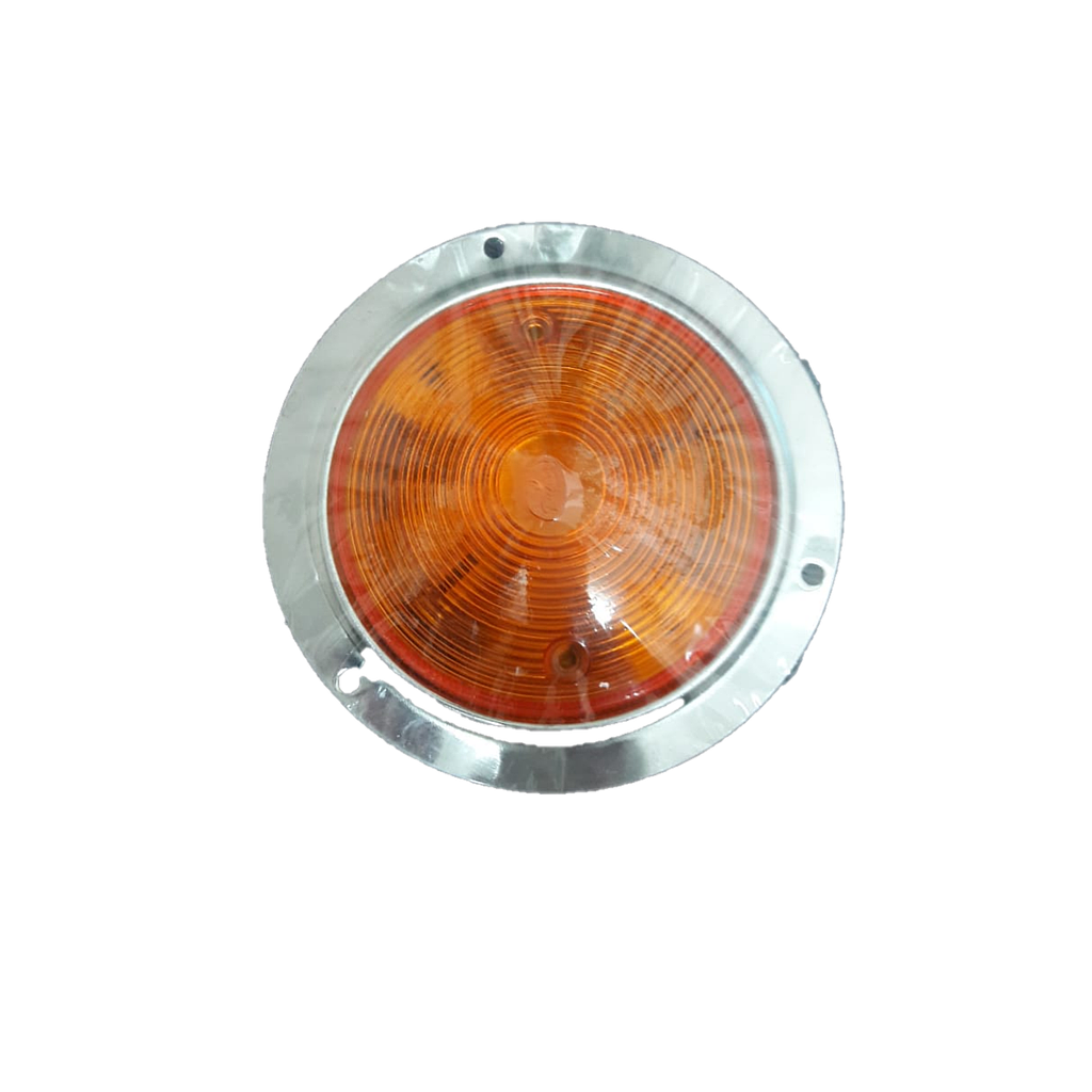 PLAFON çMBAR REDONDO CROM BAJA/ESTROBO P/FOCO 12V 1 PZA