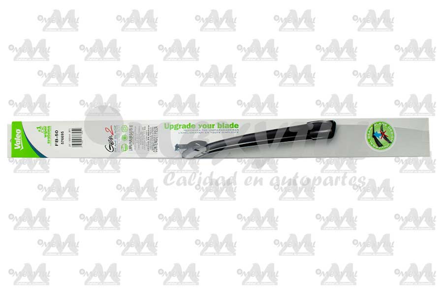 PLUMA LIMPIAPARABRISAS UNIVERSAL FLAT BLADE 20" VALEO (126338)