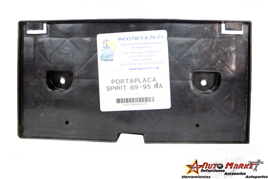 PORTAPLACA DODGE SHADOW DE 1989 AL 1994 DEL (101441)