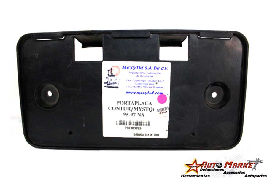 PORTAPLACAS UNIVERSAL