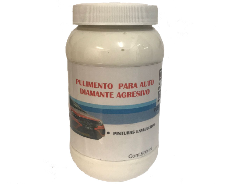 [PUL-AUTO-DIA500] PULIMENTO AUTO DIAMANTE AGRESIVO 500 ML.