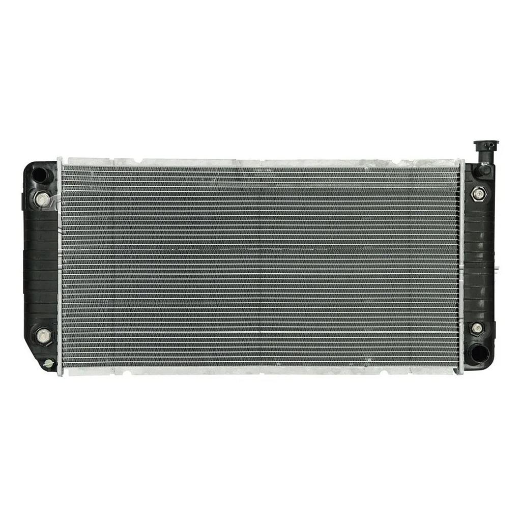 RADIADOR CHEVROLET SILVERADO/SUBURBAN 95-00 V8 5.0/5.7 L C/S AIRE AUT 34X17 1/4X26MM ALUM SOLDADO POLAR *A